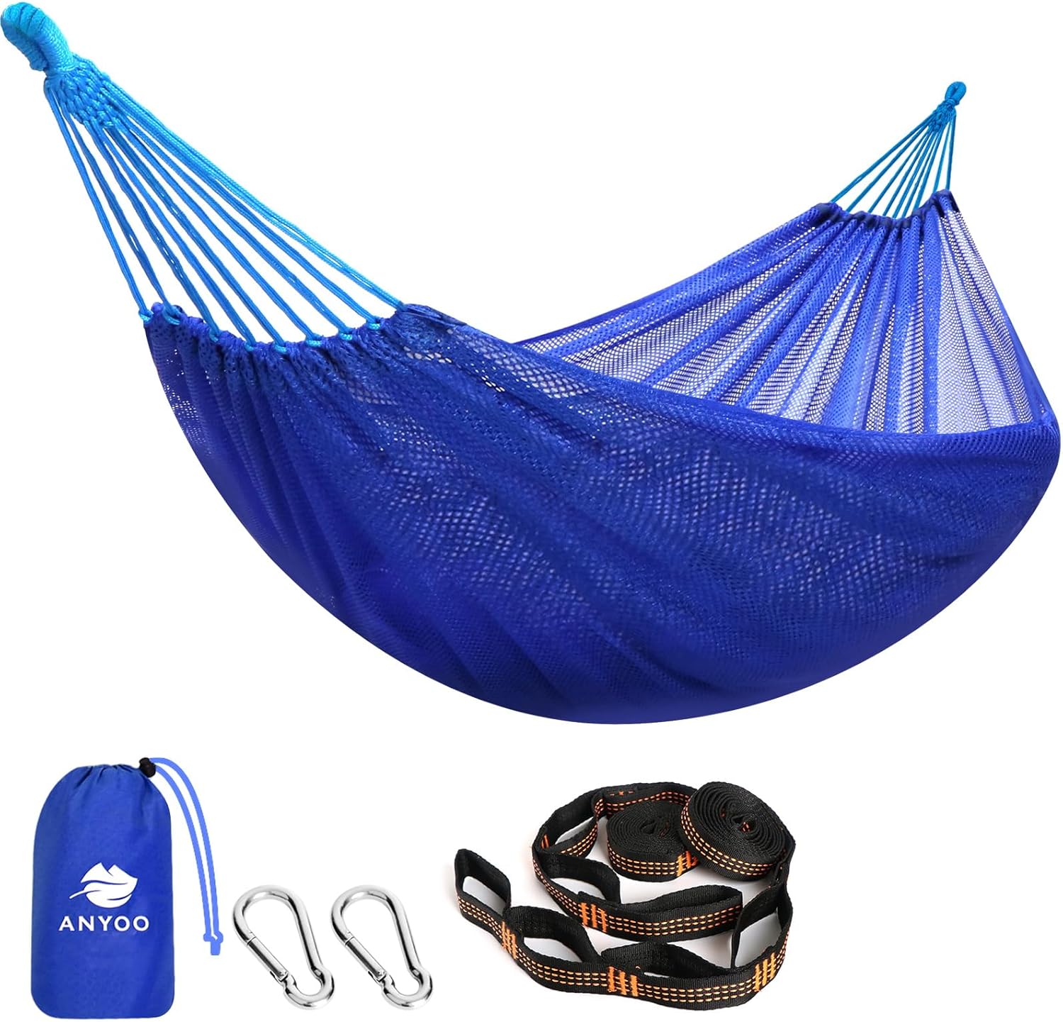 Anyoo Camping Hammock Breathable Fabric Hammock with Tree