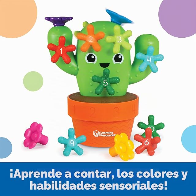 Foto 4 de 6 de Learning Resources Carlos, el Cactus para Encajar y Contar, Mejores Juguetes para niños pequeños, Preescolar