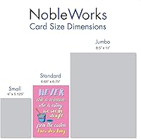 Vista 8 de NobleWorks, Cartón de helado Tarjeta divertida para mujer, para sentirse mejor, tarjeta rosa de recuperación para esposa, mamá, mujer, C3228FBG