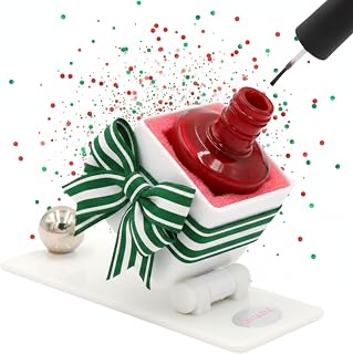 Spill-Proof Nail Polish Holder-Paint With Ultimate Confidence In The Car Or At Home-Stick Every Time Wide Grippy Bottom-Fingernail Painting Stand For Women-Nail Polish Accessories-Nail Art Tool