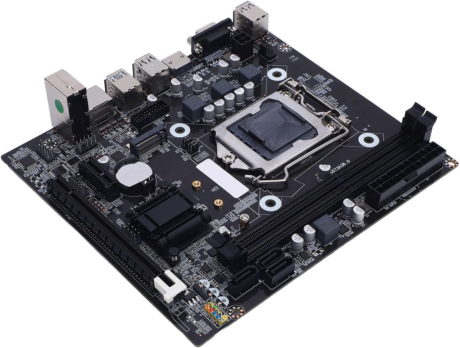 VBESTLIFE H81 Gaming Motherboard, LGA 1150 Socket M ATX DDR3 16GB RAM for Core i3 i5 i7 4th Gen E3 V3 Celeron G Series, M.2 NVMe NGFF SATA 3.0 6Gbs PCIE x16