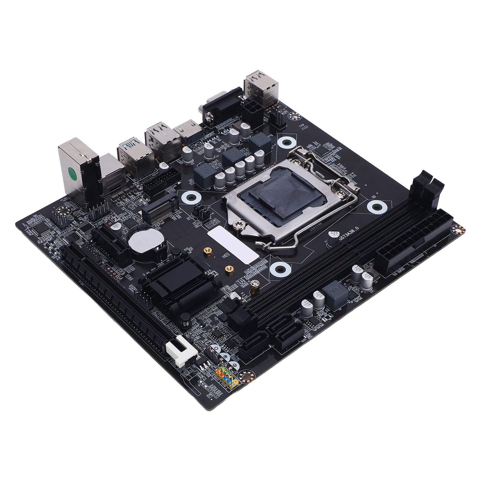 Scheda Madre da Gioco H81, Scheda Madre PC LGA 1150 ATX, Memoria DDR3 2x8GB M.2 NVME, NGFF SATA 3.0 6GB/S Pci E