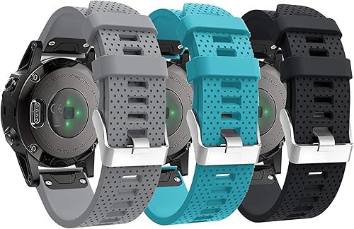 Correa compatible con Garmin Fenix 5S Plus, correa de repuesto de silicona Quickfit, correa de reloj de repuesto para Garmin Fenix 5S, no compatible