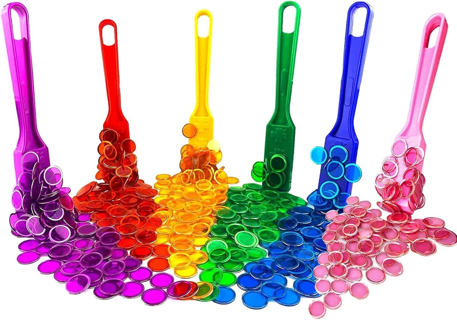 Kit de Bingo Magnétique Jeu Éducatif pour Enfants et Accessoire Pratique de Stockage (6 Ensembles)