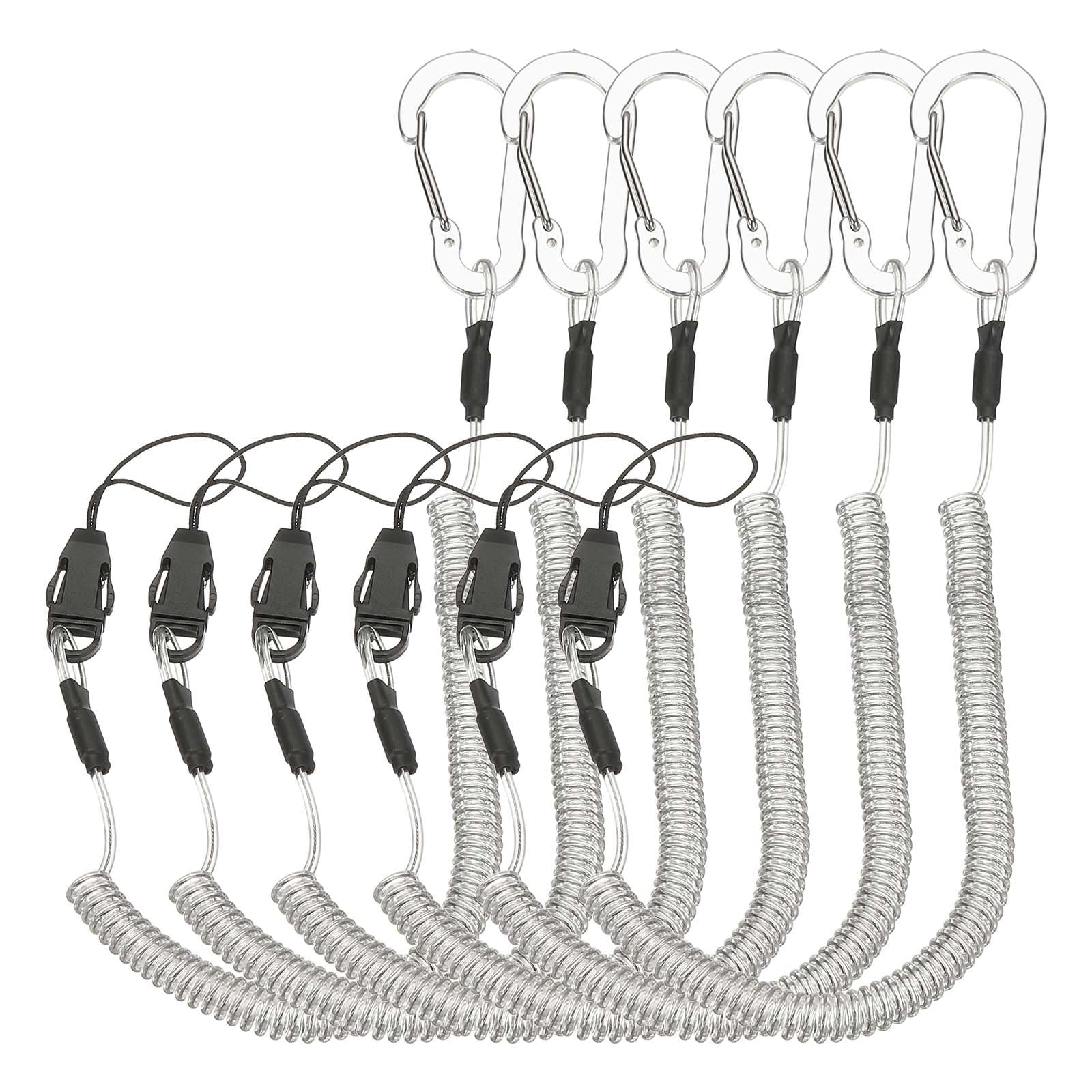 PATIKIL Coiled Lanyards with Buckle 47 Inch