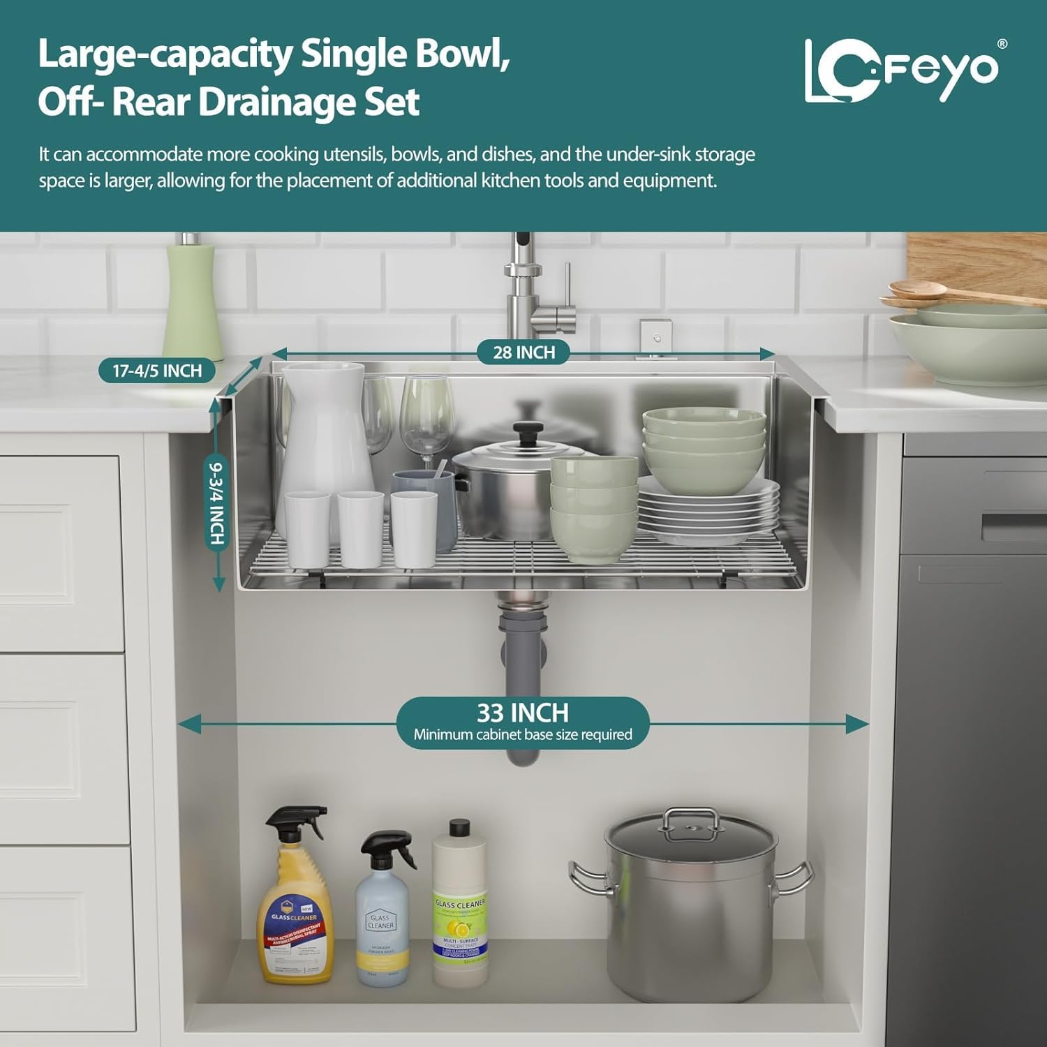 30x22 Drop In Kitchen Sink with Faucet Combo Pull-Out Faucet Single Bowl 16 Gauge T304 Stainless Steel Handmade Modern Deep Kitchen Sink