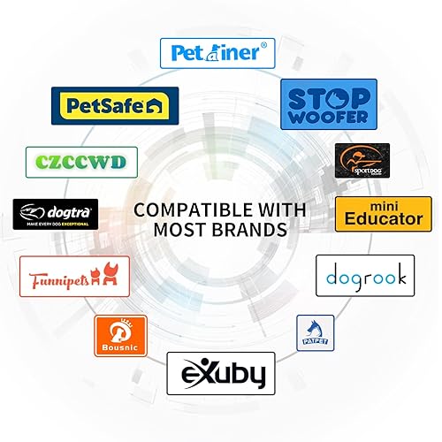 Miniatura 7 de PaiPaitek Reemplazo del cargador de collar de choque, compatible con Mini Educator, Dogrook, Slopehill, Patpet, Petspy, Petsafe, Exuby Training y