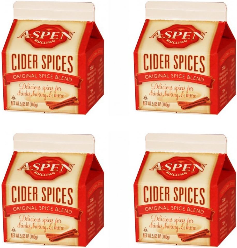 Aspen Mulling Cider Spices Original Spice Blend, 5.65 oz Carton, Pack