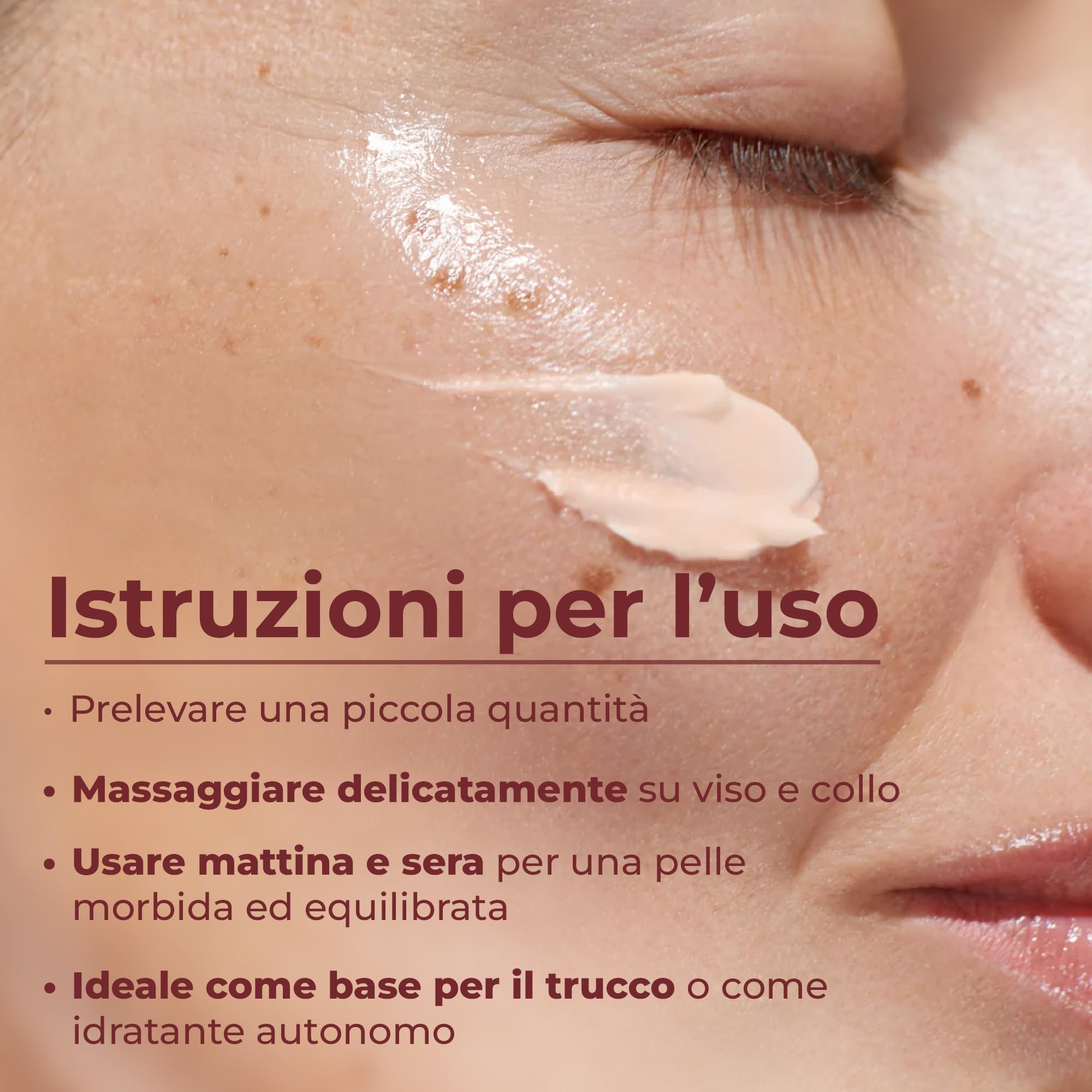 Smooth-Sorbet Crema viso senza olio | Crema idratante vegana leggera per pelle idratata, liscia e grassoccia, con acido ialuronico, manjistha e aloe vera, dermatologicamente testato, 50 g