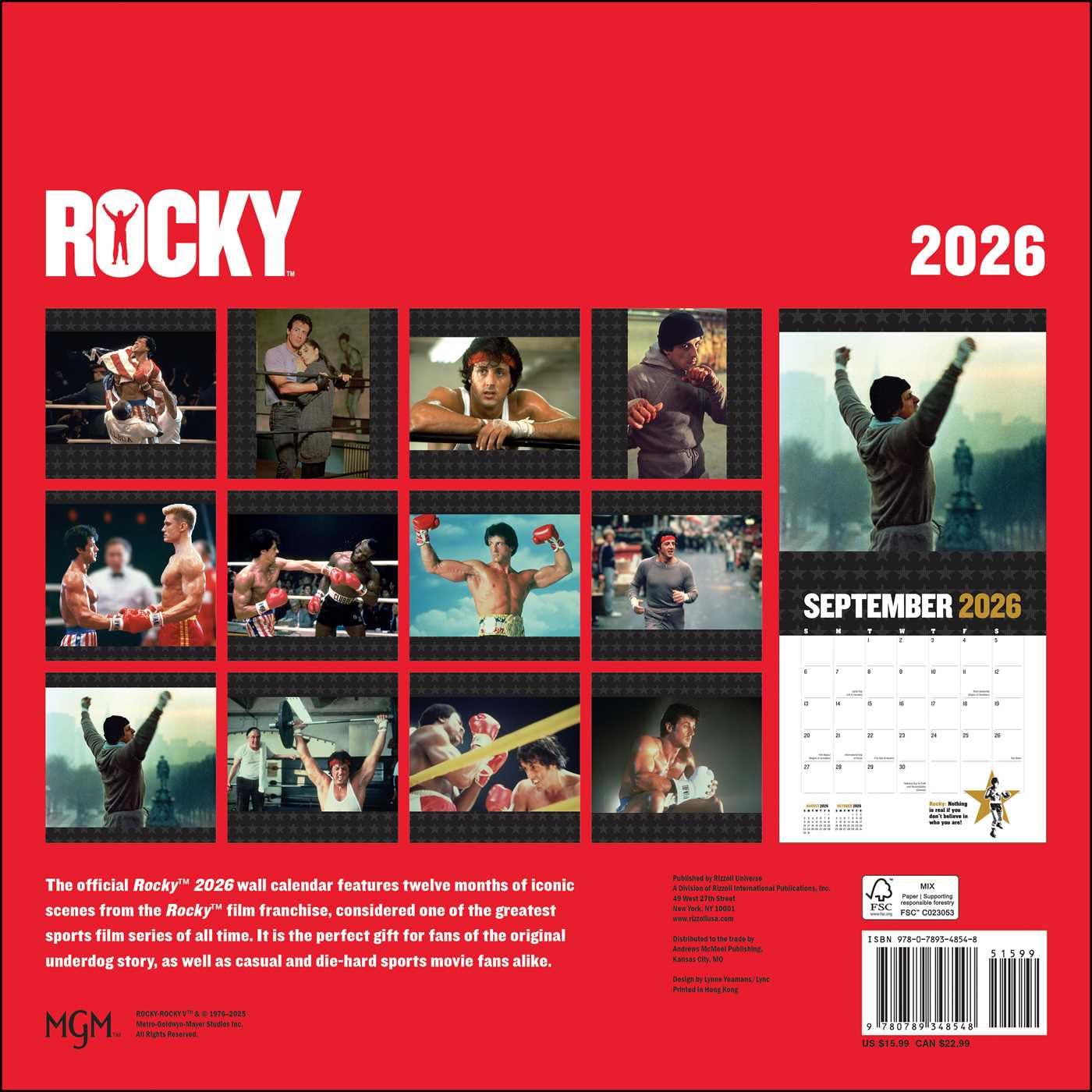 Rocky 2026 Wall Calendar: Original Universe-Publishing Kalender [Mehrsprachig] [Kalender] (Wall-Kalender)