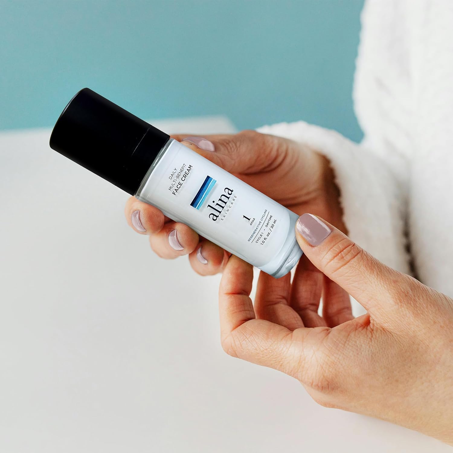 Cycle 1 Face Cream, Advanced Conditioning with Wakame Seaweed, Vitamin C & E, Hyaluronic Acid, Hydrating Cream for Barrier Repair, Plant-Based Formula, 30ml - Image 5