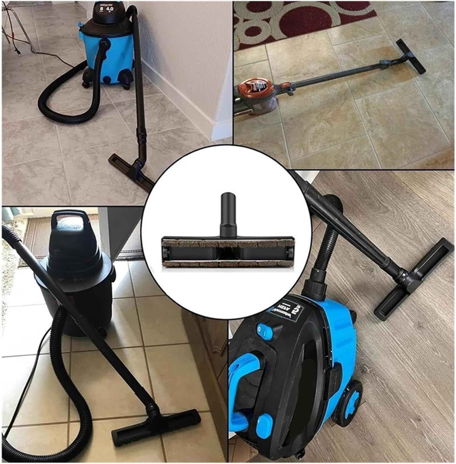 for Universal 1 1/4"(32Mm) Floor Brush for Vacuum Cleaner Attachments- Works for Shop Vac