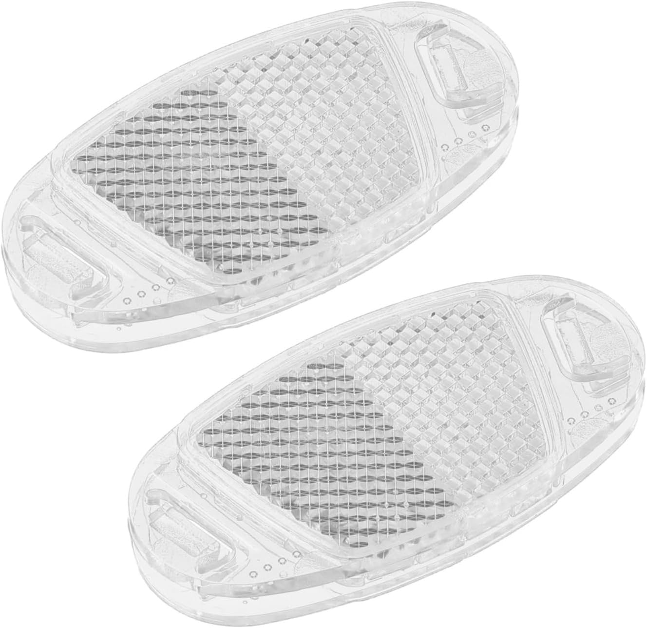 Bike Reflectors 12 Pcs Bicycle Warning Reflector Bike Reflectors 7x3.5x0.8cm ABS White Yellow Cycling Accessories