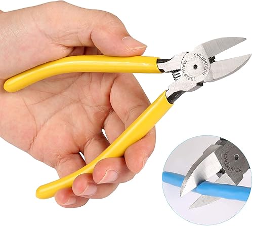 Miniatura 5 de Solsop Kit de herramientas de crimpado RJ45, herramienta de crimpado Cat5 Cat6 para RJ45RJ12 Regular, probador de cable de red, 50 conectores de