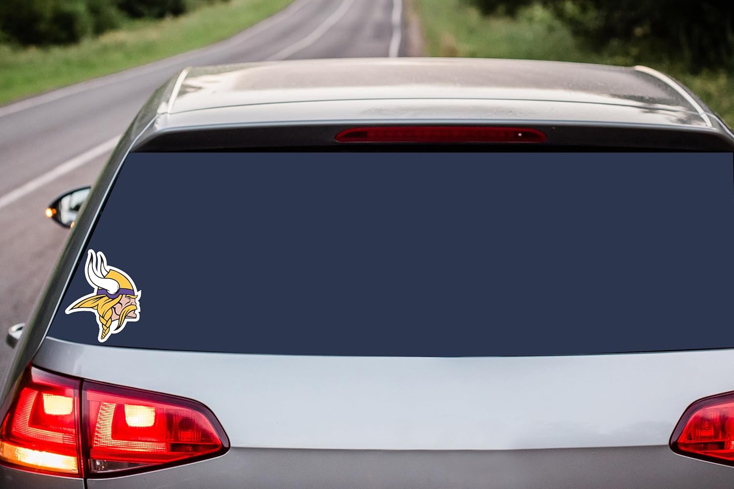 NFL Siskiyou Sports Fan Shop Minnesota Vikings Auto Decal 8 inch sheet Team Color - Image 2