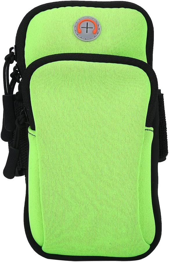 VGEBY Arm Pouch Outdoor Sport Running Jogging Exercise Armband Bag Wrist Pouch Phone Case Bag(Green) Sports Bag Supplies Wrist Phone Pouch Green Arm Pouch Green Arm Pouch