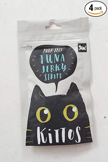 Kittos Tuna Jerky Strips (Pack of 4)