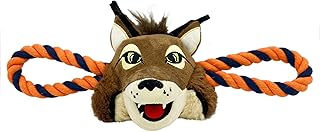 Pets First NHL Edmonton Oilers Mascot Toy for Dogs & Cats. Cute & Entertaining Face with Heavy-Duty Ropes. 7