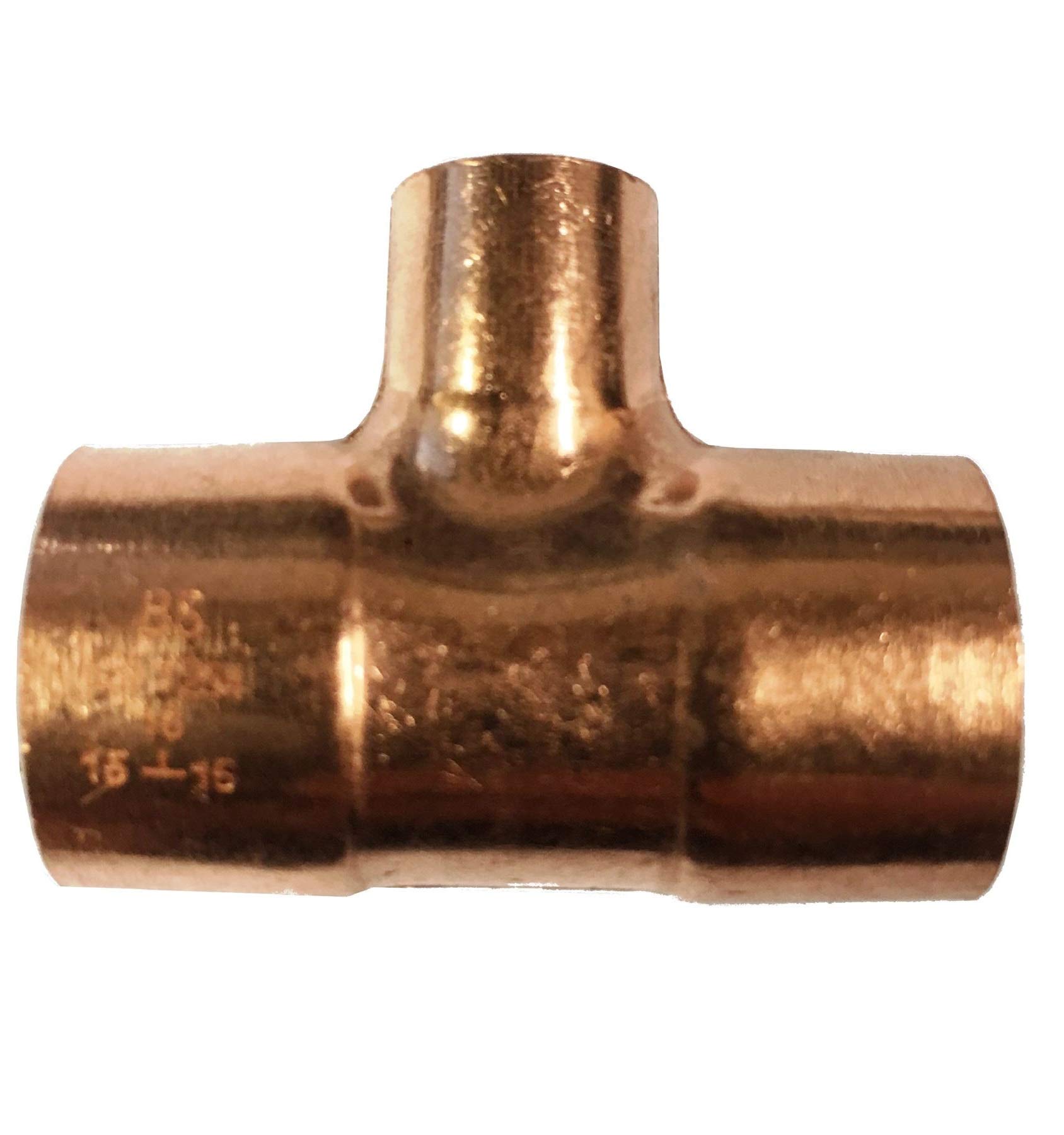 28mm x 28mm x 22mm Reducing Tee - End Feed - Pack of 5