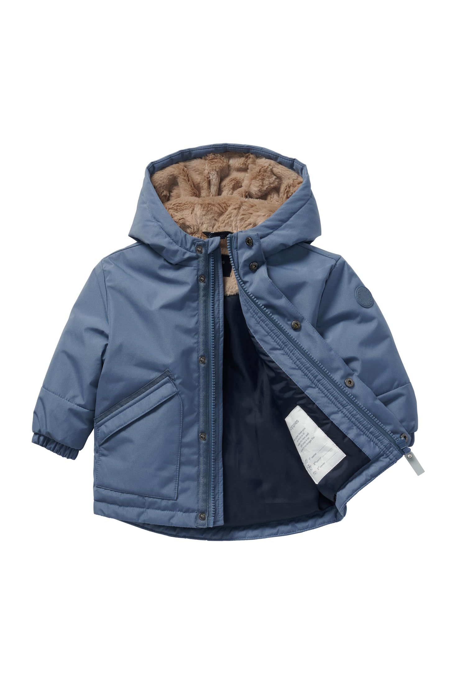 Noppies Baby Kurtka chłopięca Ofunato, Flint Stone - P688, 80