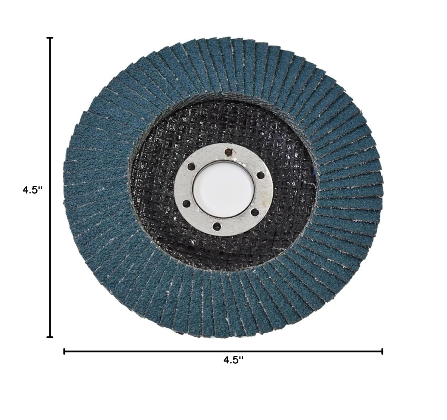 100 Pcs 4-1/2" X 7/8" 40 Grits Premium Zirconia Flap Discs Grinding Wheel Sandpaper for Grinding