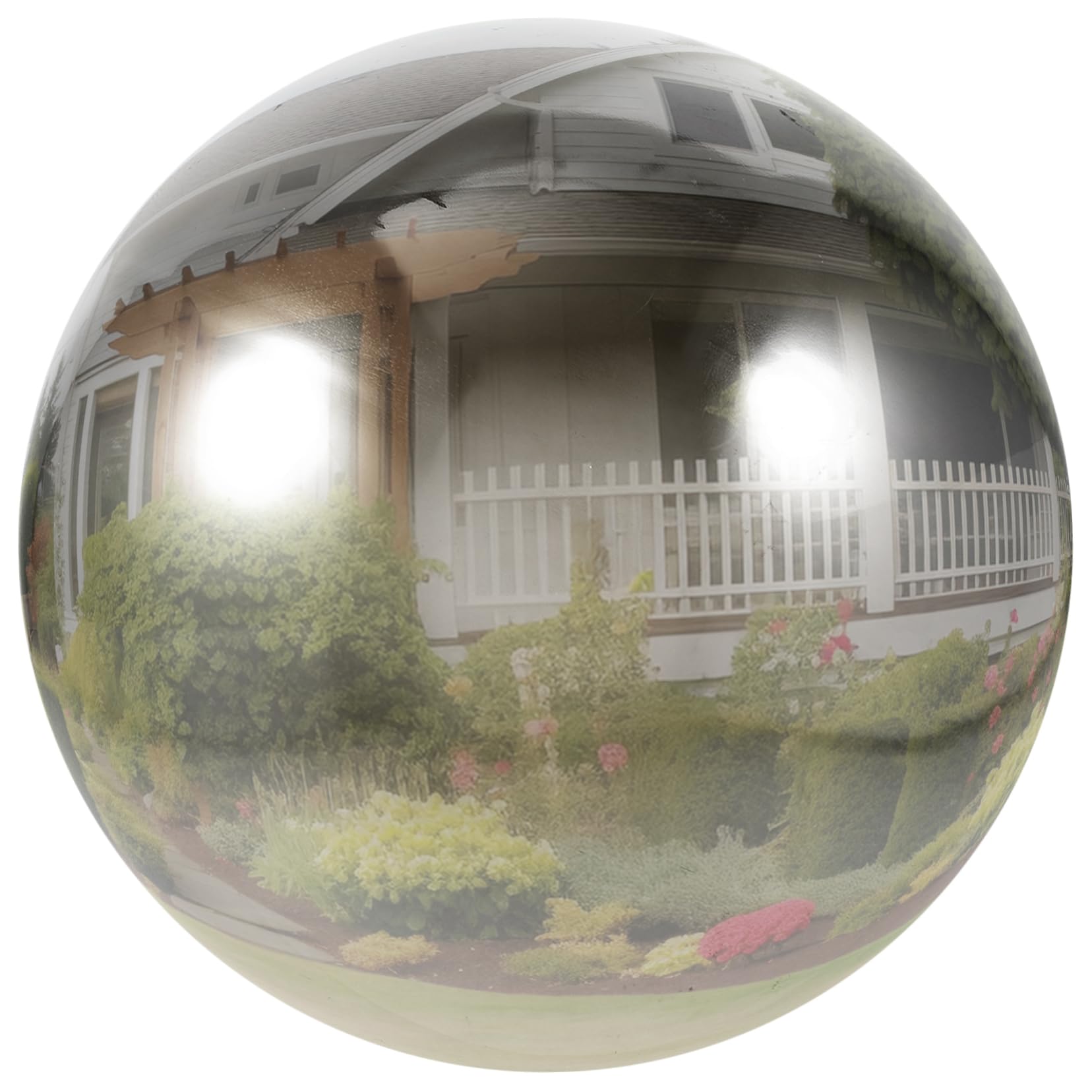 YARNOW Garden Wall Decorative Balls Large Gazing Globes for Outdoor Mirror-Like Stainless Steel Balls