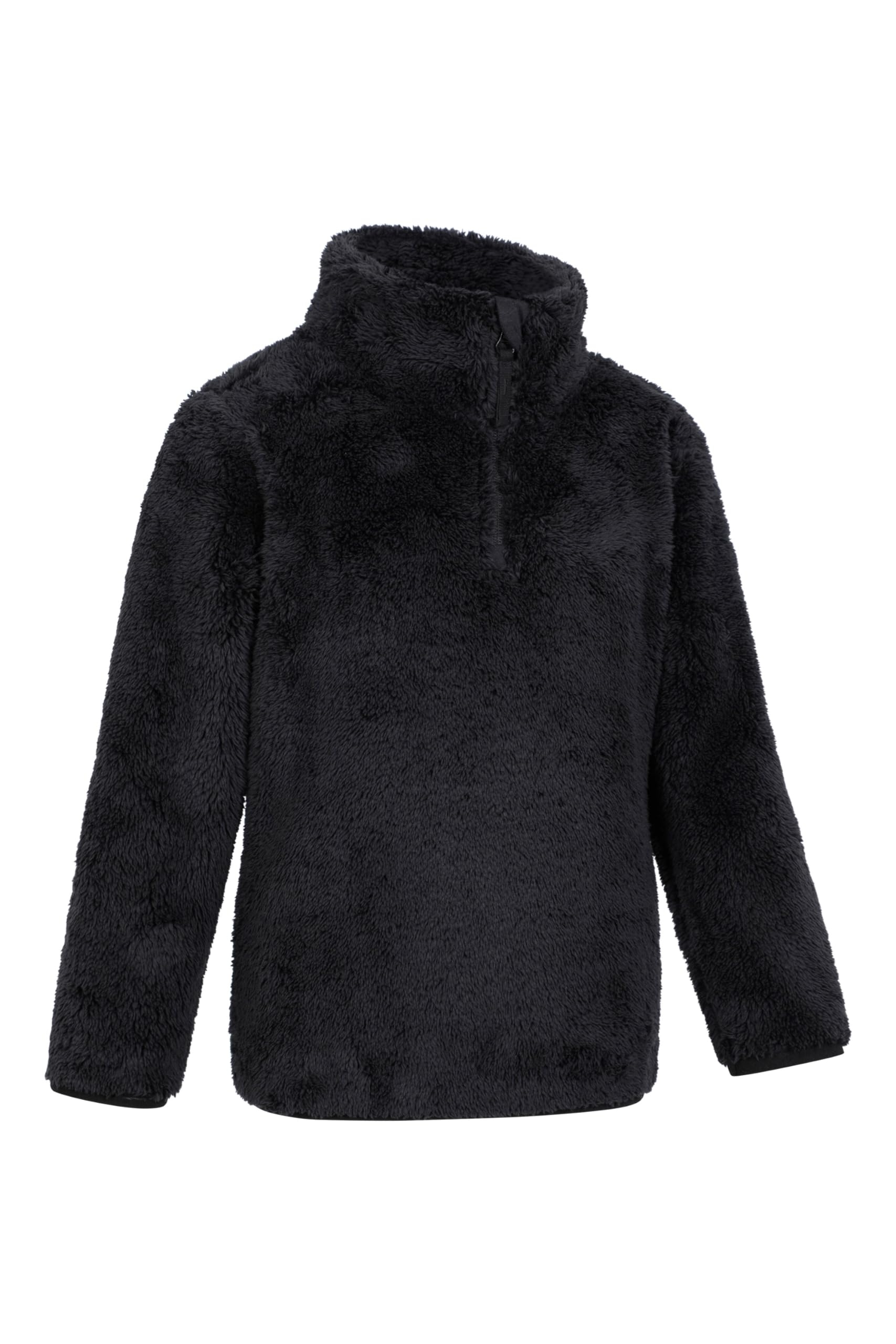 Mountain Warehouse Polaire Teddy à Demi-Fermeture éclair Unisexe pour Enfant - Légère, Respirante, Chaude, Sweat-Shirt - Idéal pour Printemps L’été