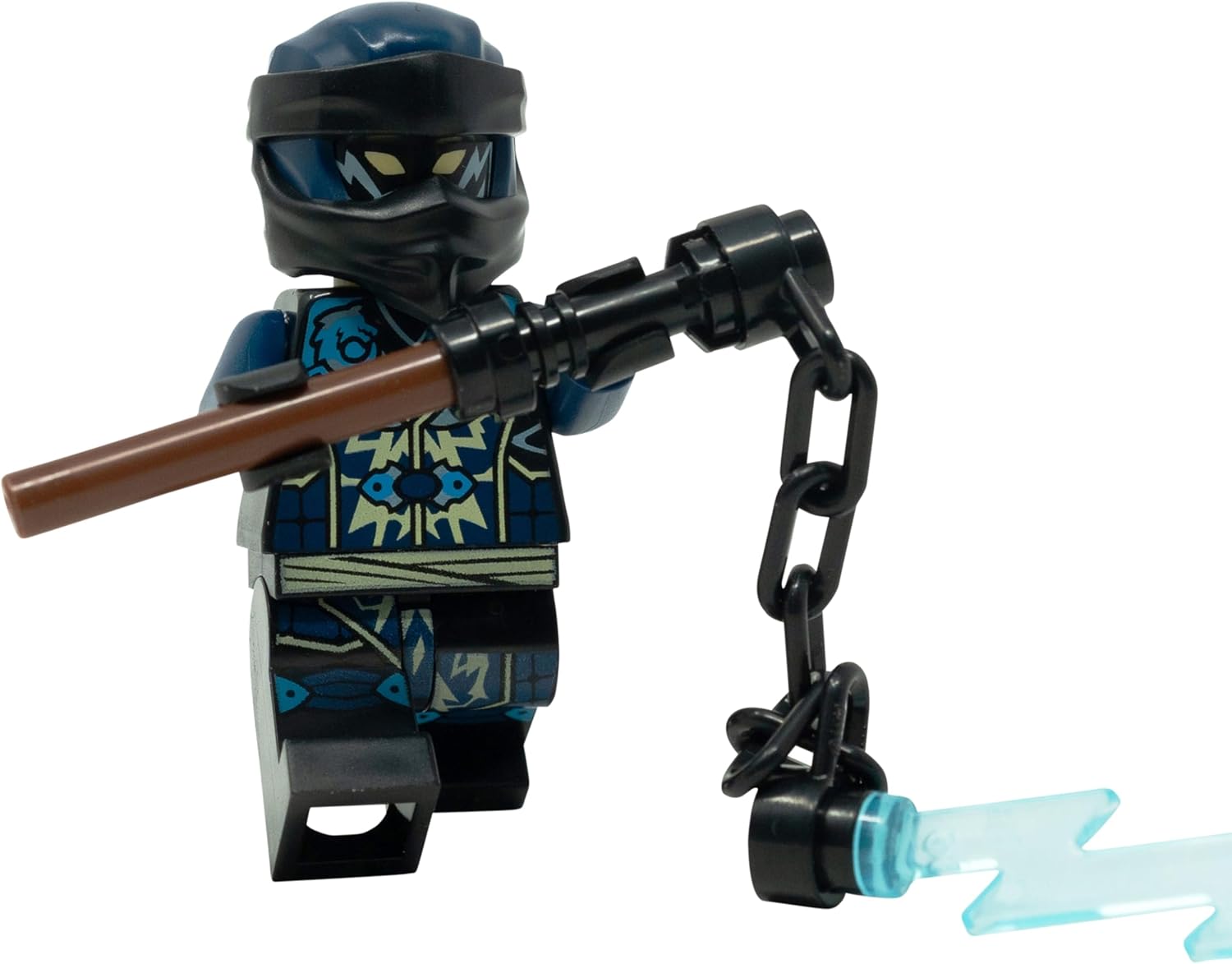 LEGO Ninjago Dragons Rising Season 2: Evil Jay Minifigure with Lightning Scythe