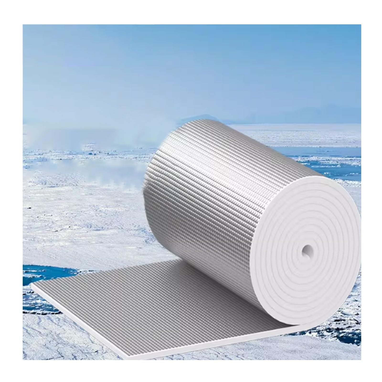 Pannelli Riflettenti Termosifoni Rotolo Foglio , Pellicola Isolante Isolante In Alluminio , For Pareti, Soffitte, Condotti Dell'aria(200cm/78.7in,1cm/0.39in)