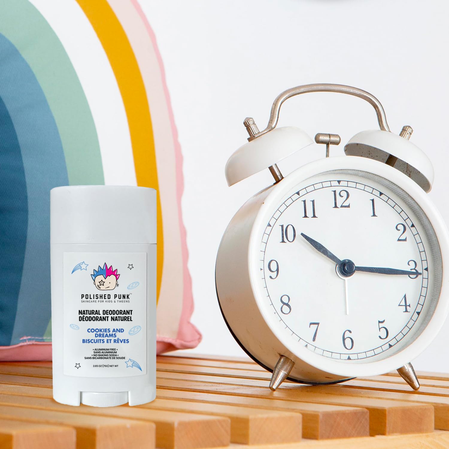 Natural Deodorant for Kids, Teens and All Ages, Baking Soda and Aluminum-Free for Sensitive Skin | Cookies and Dreams Scent image 4