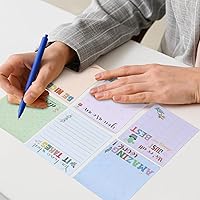 Vista 5 de 12 Piezas de Blocs de Notas Adhesivas Empoderadoras de 3" x 4" Notas Adhesivas Motivacionales para Educadores Blocs de Notas Autoadhesivas