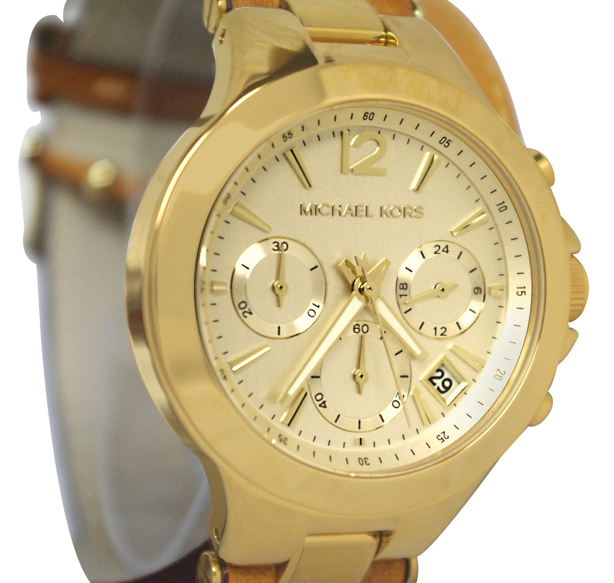 Michael Kors Peyton Chronograph Gold Tone Stainless Steel 