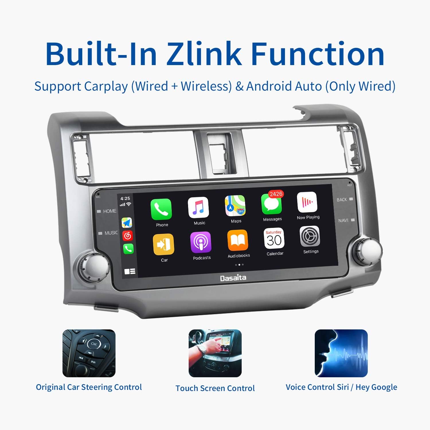 Black Friday Sale 2022 Dasaita 10.2 Android 10.0 Car Stereo for Toyota 4Runner 2014 2015 2016 2017 2018 GPS Radio Audio Video Player 4G RAM 64G ROM Built in Carplay/Android Auto Exclusive Dasaita 10.2 Android 10.0 Car Stereo for Toyota 4Runner 2014 2015 2016 2017 2018 GPS Radio Audio Video Player 4G RAM 64G ROM Built in Carplay/Android Auto
