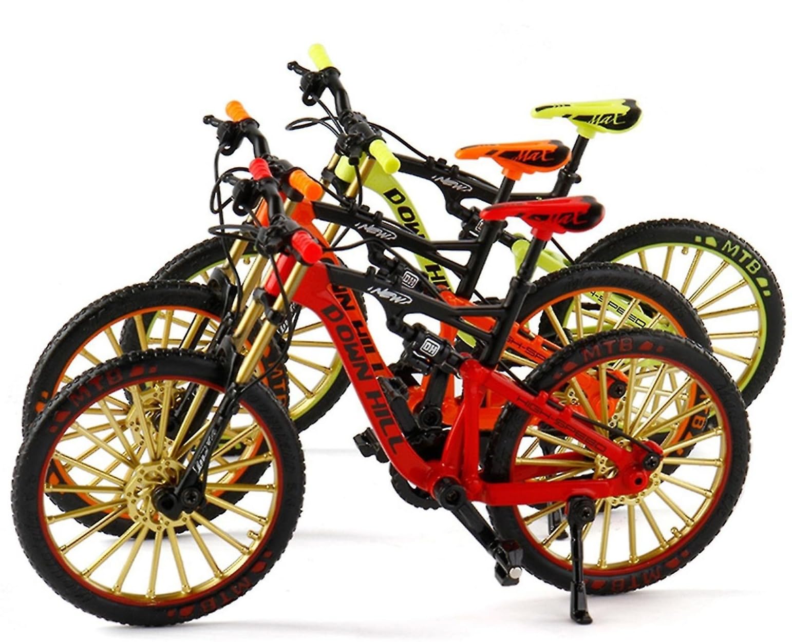 Bestie toys Bicycle Model 1:10 Scale Realistic Shape Alloy Downhill Mountain Bike Toy (Multicolor) 2