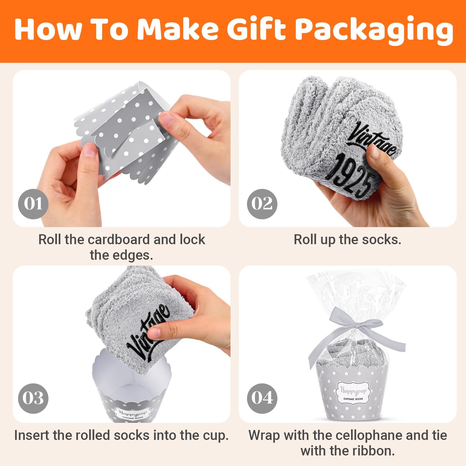 HAPPYPOP Birthday Gifts Ideas for Elderly - Birthday Socks for People Born between 1924-1935 - Image 6