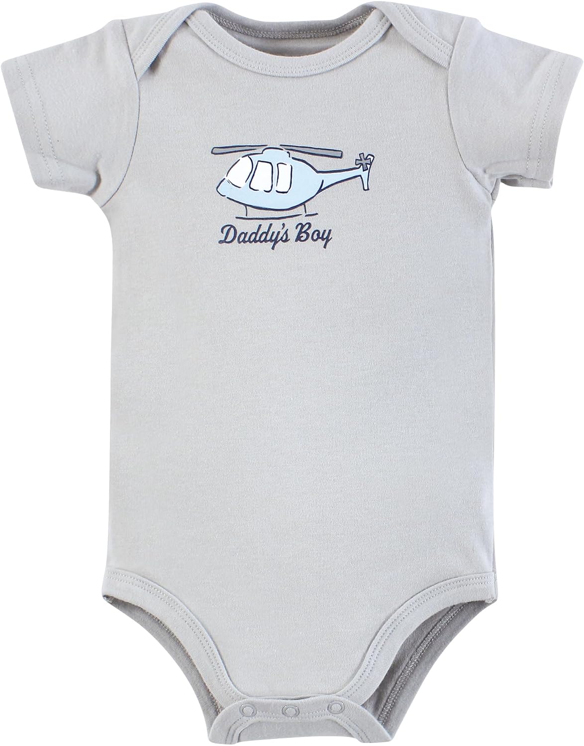 Hudson Baby Infant Boy Cotton Bodysuits, Born To Fly, 9-12 Months
