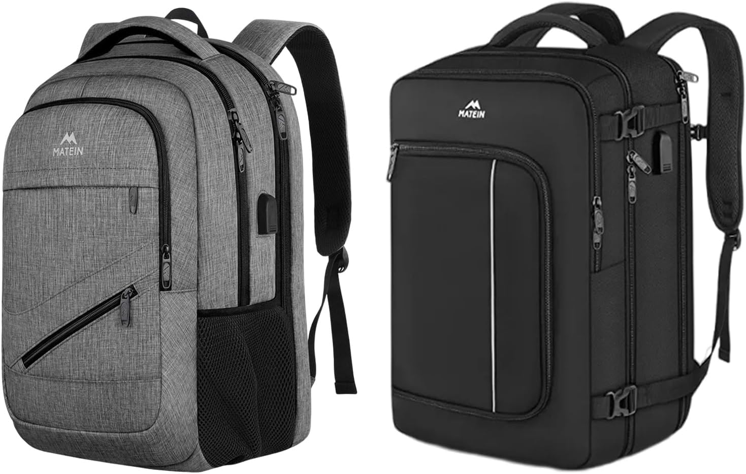 MATEIN 17 in Laptop Backpack & Carry on Backpack Bundle