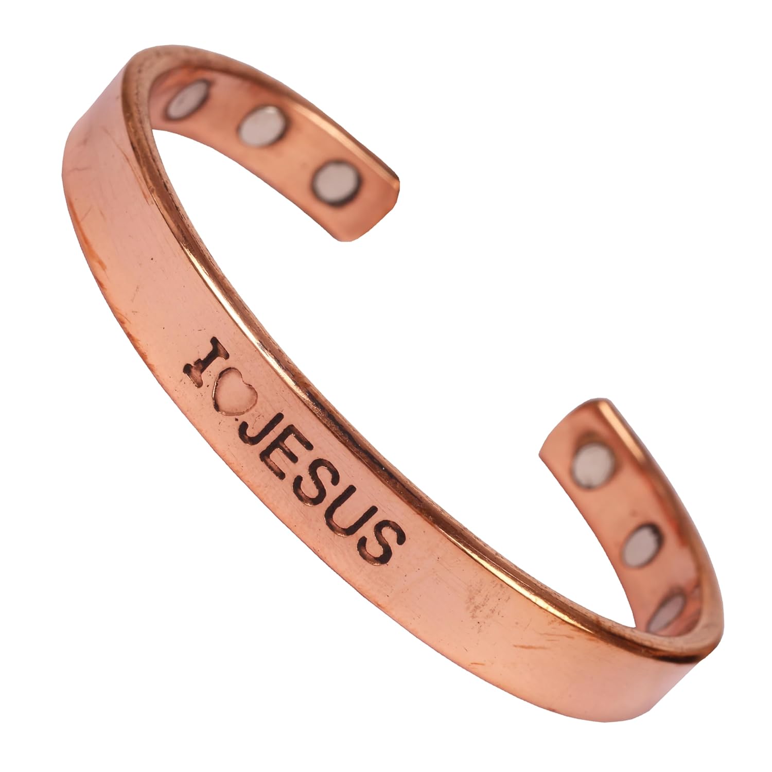 Touchstone Handcrafted Copper Bracelet Hand Forged with Solid and High Gauge Tibetan Style Engraved Cuff Jewelry For Women Men