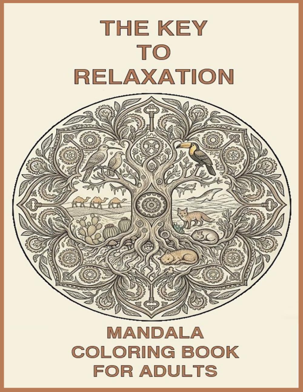 The Key to Relaxation Mandala Coloring Book for Adults: 41 Intricate Geometric Designs and Stress Relieving Patterns for Mindfulness, Anxiety Relief, and Creative Calm