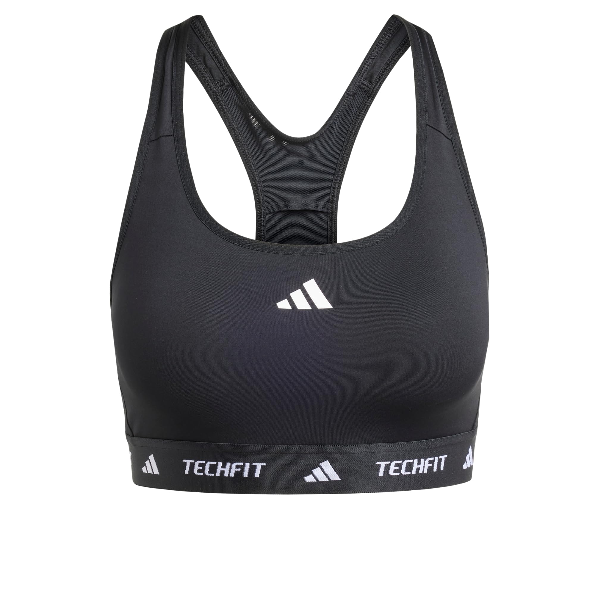 adidas Women's Powerreact Training Medum Support Techfit Bra, S A-B Black