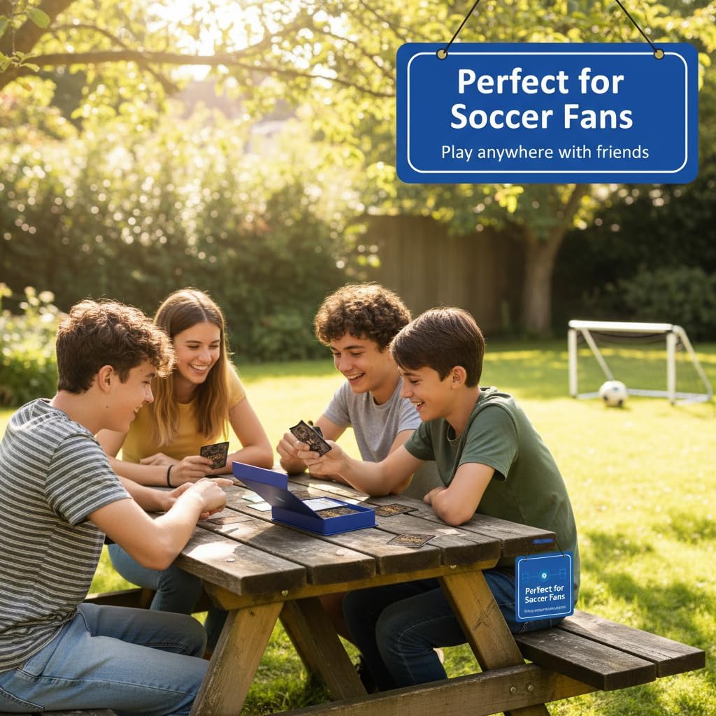 2026 World Cup Soccer Knowledge Trivia Cards Game - 100 Educational Question Cards, 5 Categories, 3 Difficulty Levels, Family and Friend Game Gift for Kids and Adults 9 71CPYuV9f3L. AC SL1024