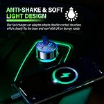 6 in 1 24V/12V Car Charger Adapter,Car Cigarette Lighter USB Charger with PD/Super/QC3.0/3.1A Port & LED Voltage Display,Upgraded Cars Cigarette Lighter Adapter for Multiple Devices