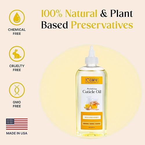 Miniatura 82 de C CARE Aceite de cutícula de almendras dulces para uñas – Repara cutículas durante la noche – Hidrata y fortalece las uñas y cutículas – Gotero