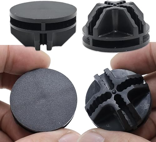 Miniatura 4 de Joyangy Paquete de 24 conectores organizadores de rejilla de plástico para almacenamiento modular de armario y estanterías de rejilla metálica,