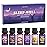SALKING Sleep Essential Oils Set, Pure and Natural EssentialOils, Fragrance Oil Scented Oils for Oil Diffusers 6 x 10 ML - Lavender, Vetiver, Sandalwood, Valerian, Helichrysum, Benzoin