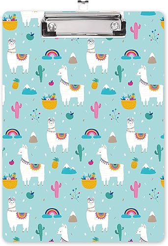 Hongri - Portapapeles de madera, diseño moderno, tamaño carta, para estudiantes, adultos y niños, personalizado, tamaño A4 de 9 x 12.5 pulgadas, con