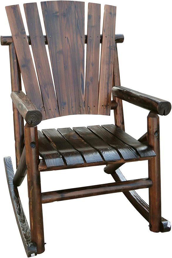 Amazon.com : Char-Log Single Rocker : Rocking Chairs : Patio, Lawn & Garden