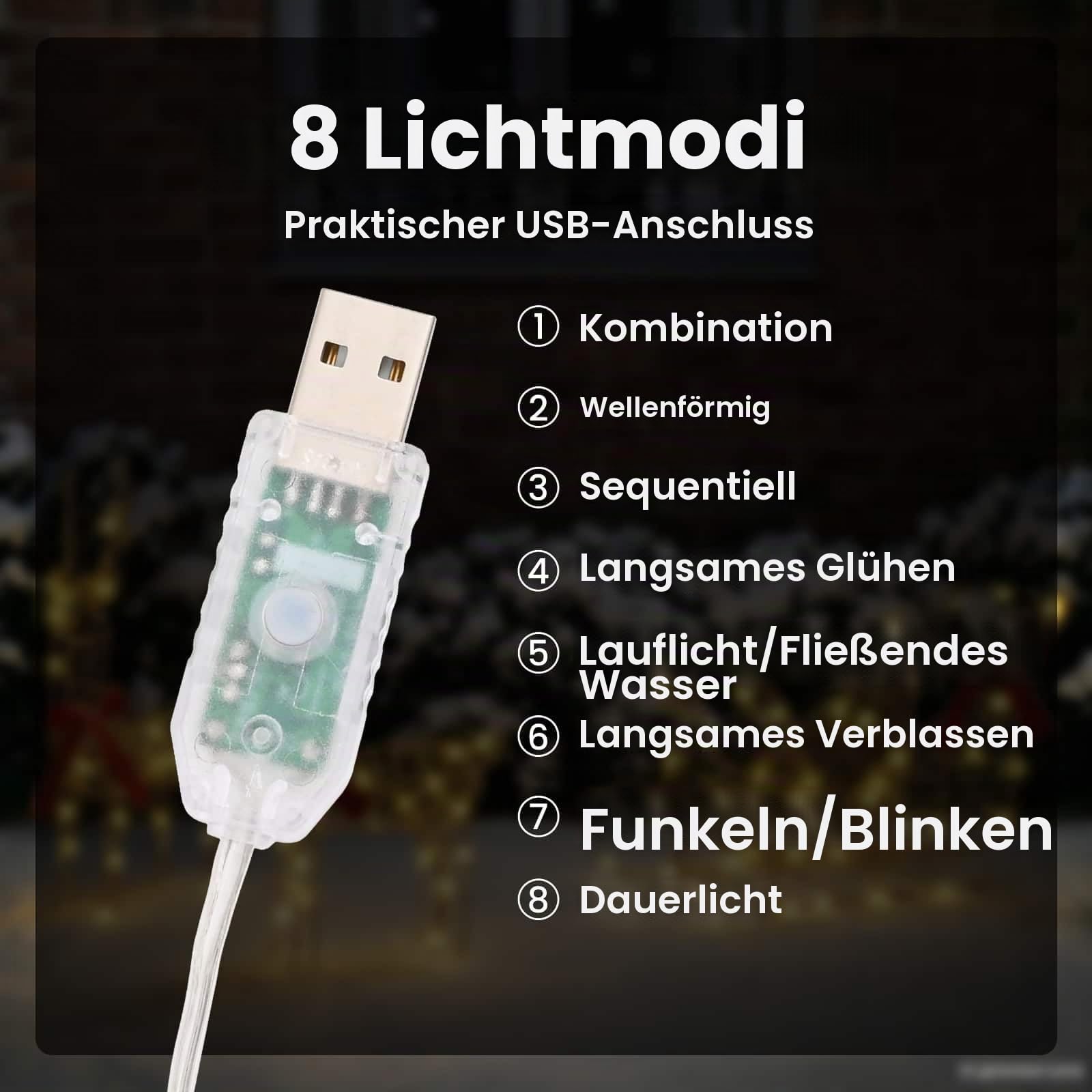 vidaXL Rentier Zieh Schlitten 160 LEDs Warmes Weiß 30 x 12 x 55 cm PET