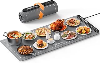 Warming Mat for Food, (XXL 36"x16") Food Warming Mat for Countertop Upgrade Graphene Fast Full Surface Heating -Versatile Food Warmer for Gatherings, Parties, Everyday Use