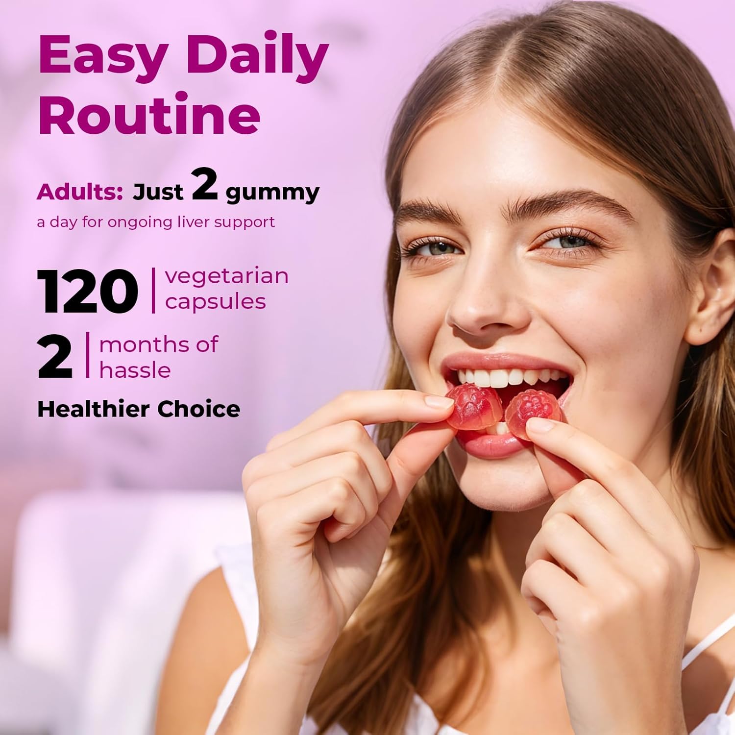 Methylated Multivitamin for Women & Kids Gummies - Sugar Free & Vegan, Calcium, D3 K2, Methylated B12 & Methylfolate, Inositol, Vitamin A C E, B Complex, For Immune, Bone, Skin, Hair Support, 120Cts